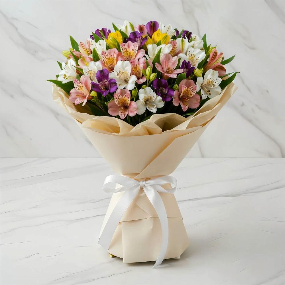 Букет цветов из: Альстромерии в Орше