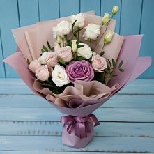 Букет цветов из:  Розы и Лизиантусы #REPLACE_PRED# Орше