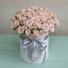 Цветочная композиция из Розы в шляпной коробке в Орше