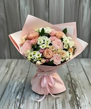 Букет цветов из:  Гвоздики, Розы и Хризантемы в Орше