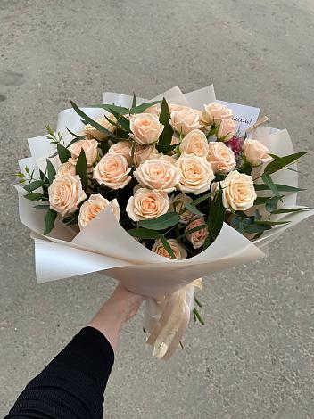 Букет Кремовые розы Латте в Орше