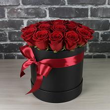 Цветочная композиция из Розы в шляпной коробке в Орше