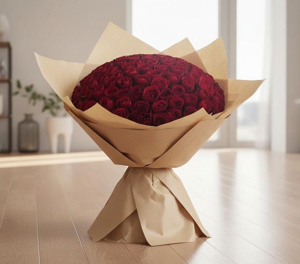 Букет 101 Красная роза в Орше
