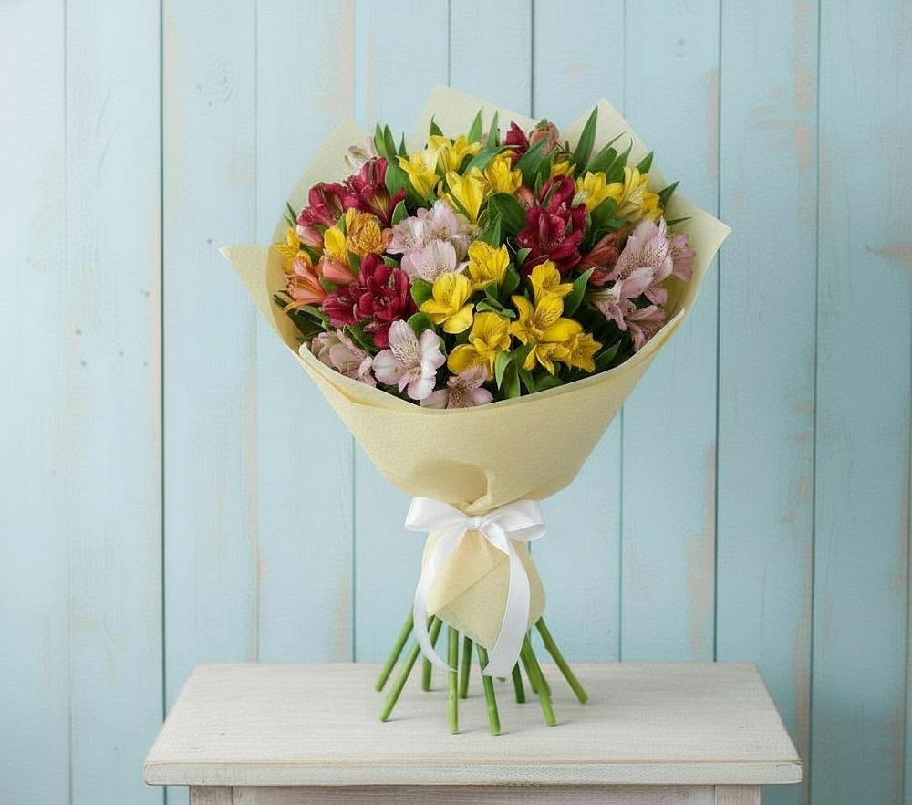 Букет цветов из: Альстромерии в Орше