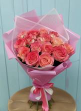 Букет 15 Розовых роз Равель в Орше