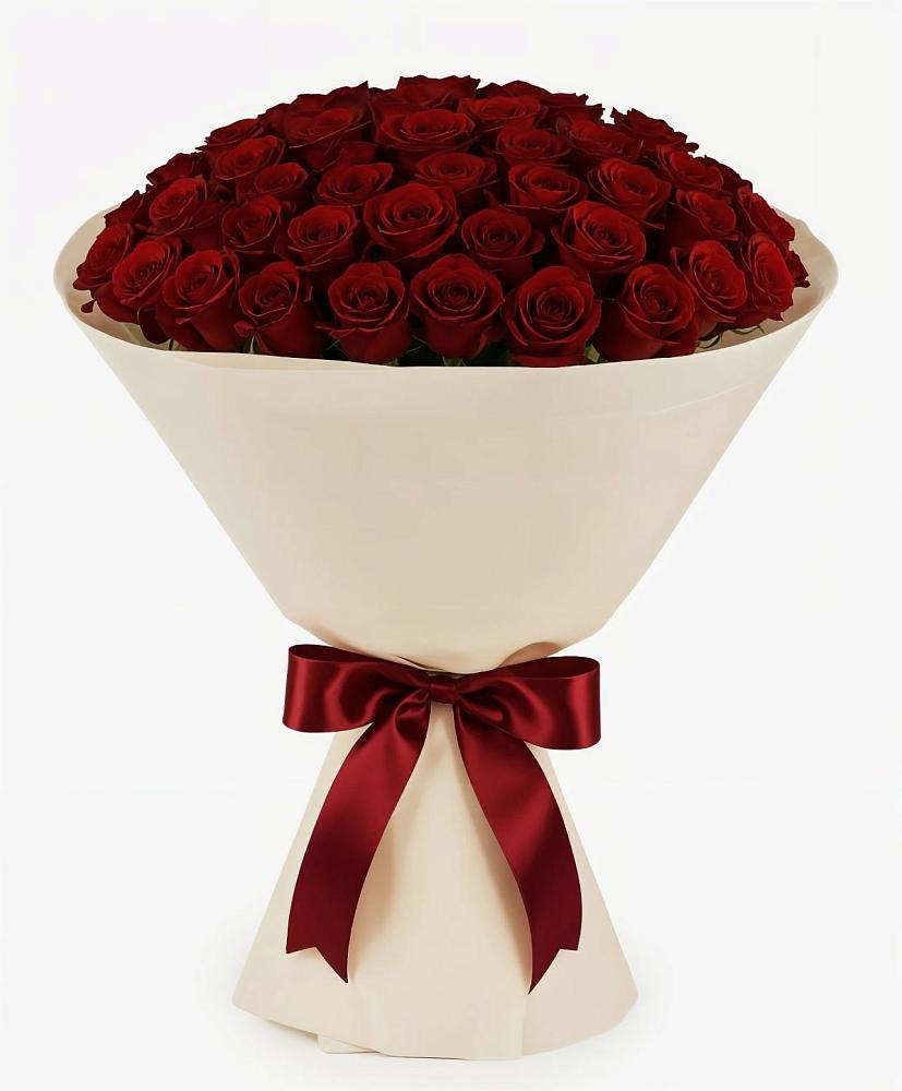 Букет 101 Бордовая роза Блэк Бакарра в Орше