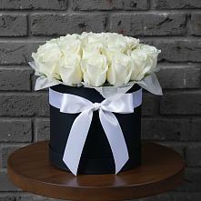 Цветочная композиция из Розы в шляпной коробке #REPLACE_PRED# Орше